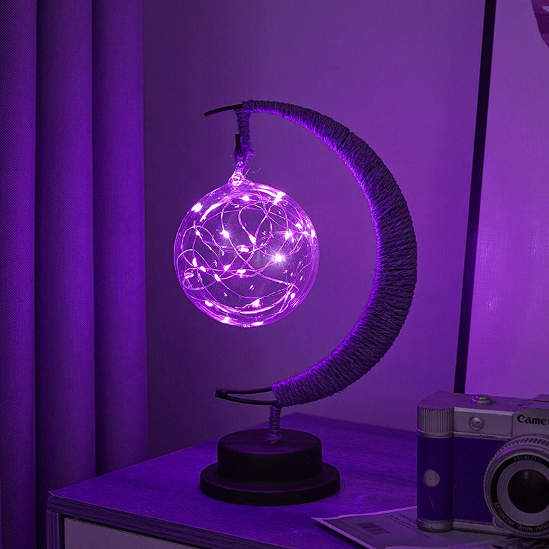Soft Moon Glass Table Lamp