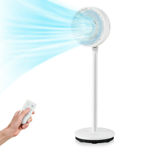 Compact Oscillating Fan with Adjustable Speed - Glamry
