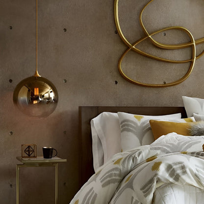 Beautiful Glass Pendant Light Fixture