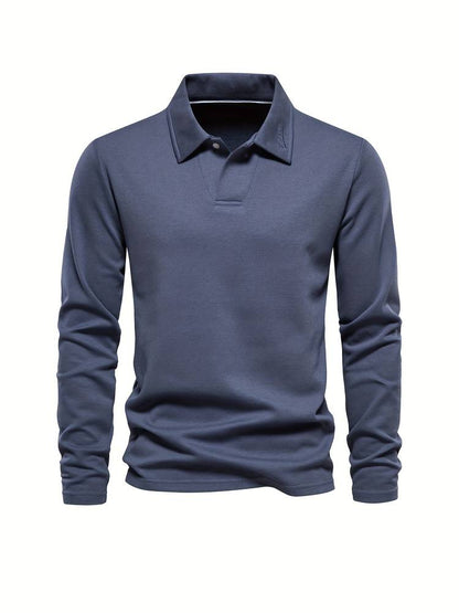 Timeless Mens Long-Sleeve Polo Shirt