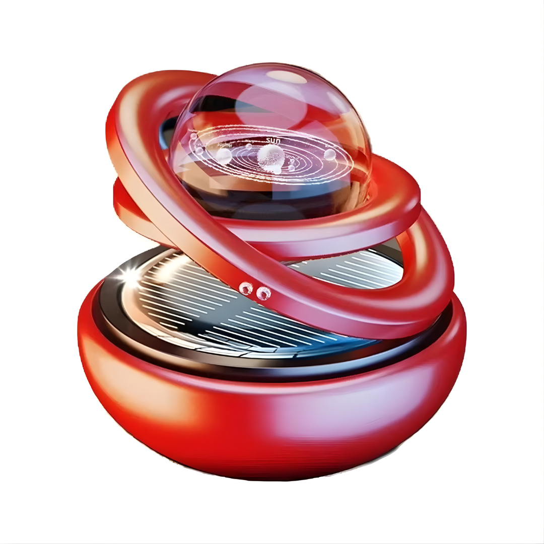 Car Air Freshener Crystal Solar Spinner