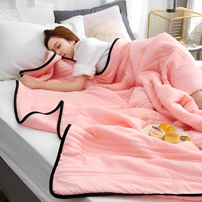 Breathable Bamboo Blanket for Restful Sleep Comfort