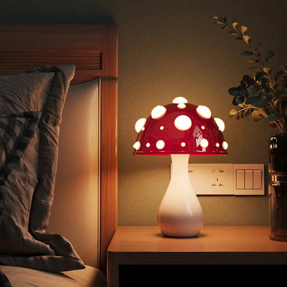 Enchanted Forest Mushroom Table Lamp