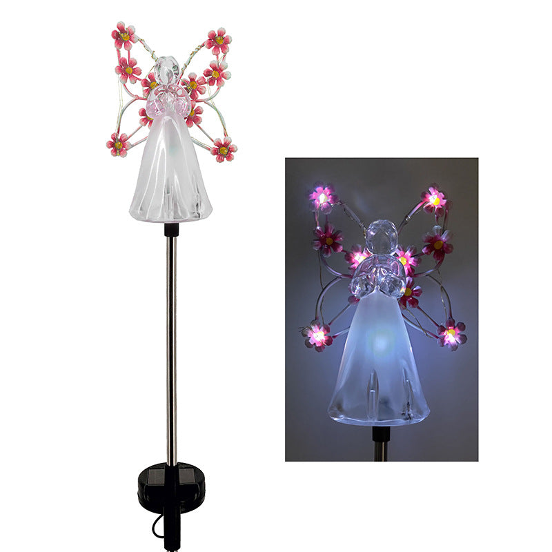 Serene Solar LED Angel Light Lamp