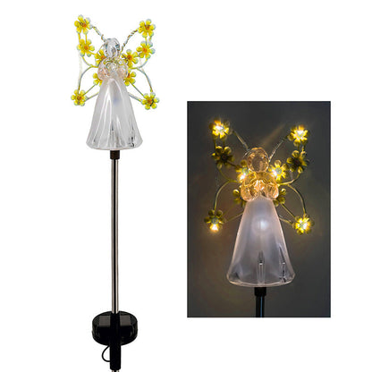 Serene Solar LED Angel Light Lamp