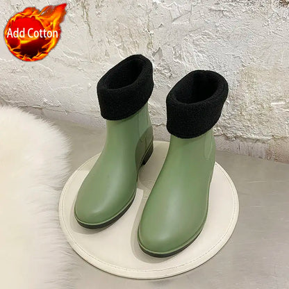 Comfortable Women's Waterproof Rain Boots
