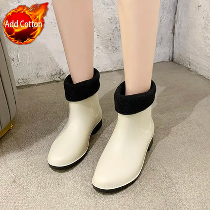 Comfortable Women's Waterproof Rain Boots