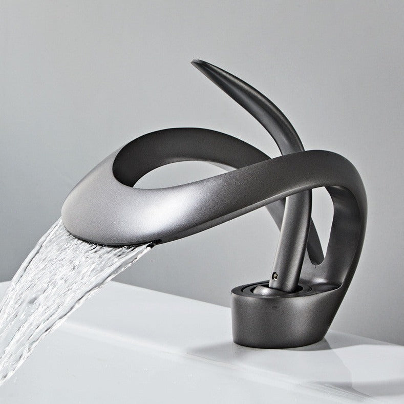 Luxury Gold Tone Modern Bathroom Faucet - Glamry