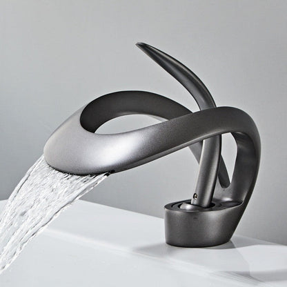 Luxury Gold Tone Modern Bathroom Faucet - Glamry