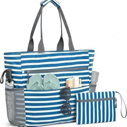 Large Water Resistant Summer Beach Tote Bag