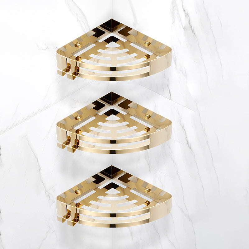 Luxury Gold Silver 3-Piece Bathroom Set