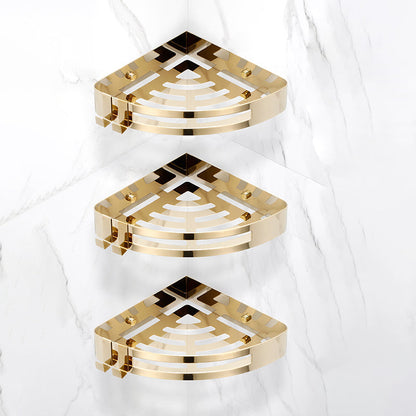 Luxury Gold Silver 3-Piece Bathroom Set