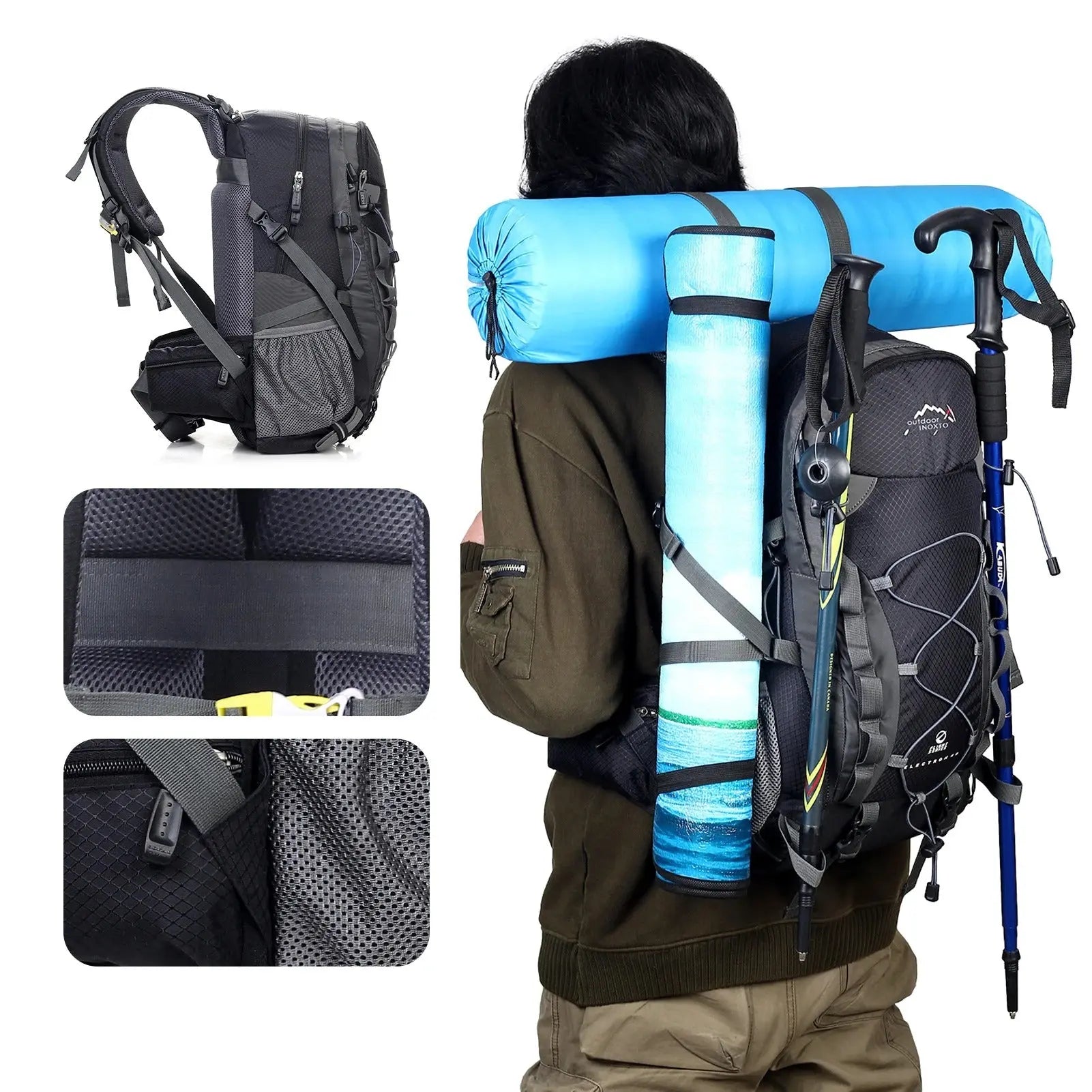 Ultra Light Water Resistant Hiking Backpack - Glamry