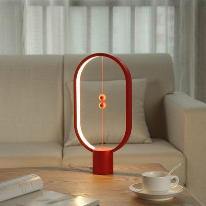 Sleek Wood LED Desk Lamp with Touch Sensor