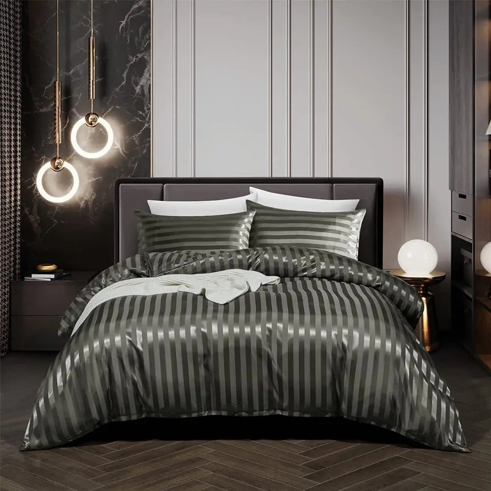 Luxurious Soft Black Comforter Set - Glamry