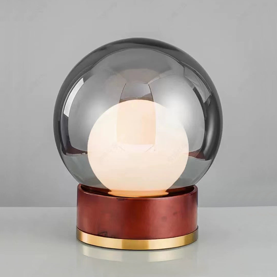 Modern Geometric Table Lamp with Soft Glow