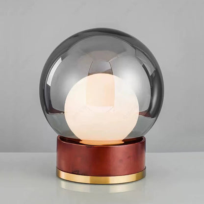 Modern Geometric Table Lamp with Soft Glow