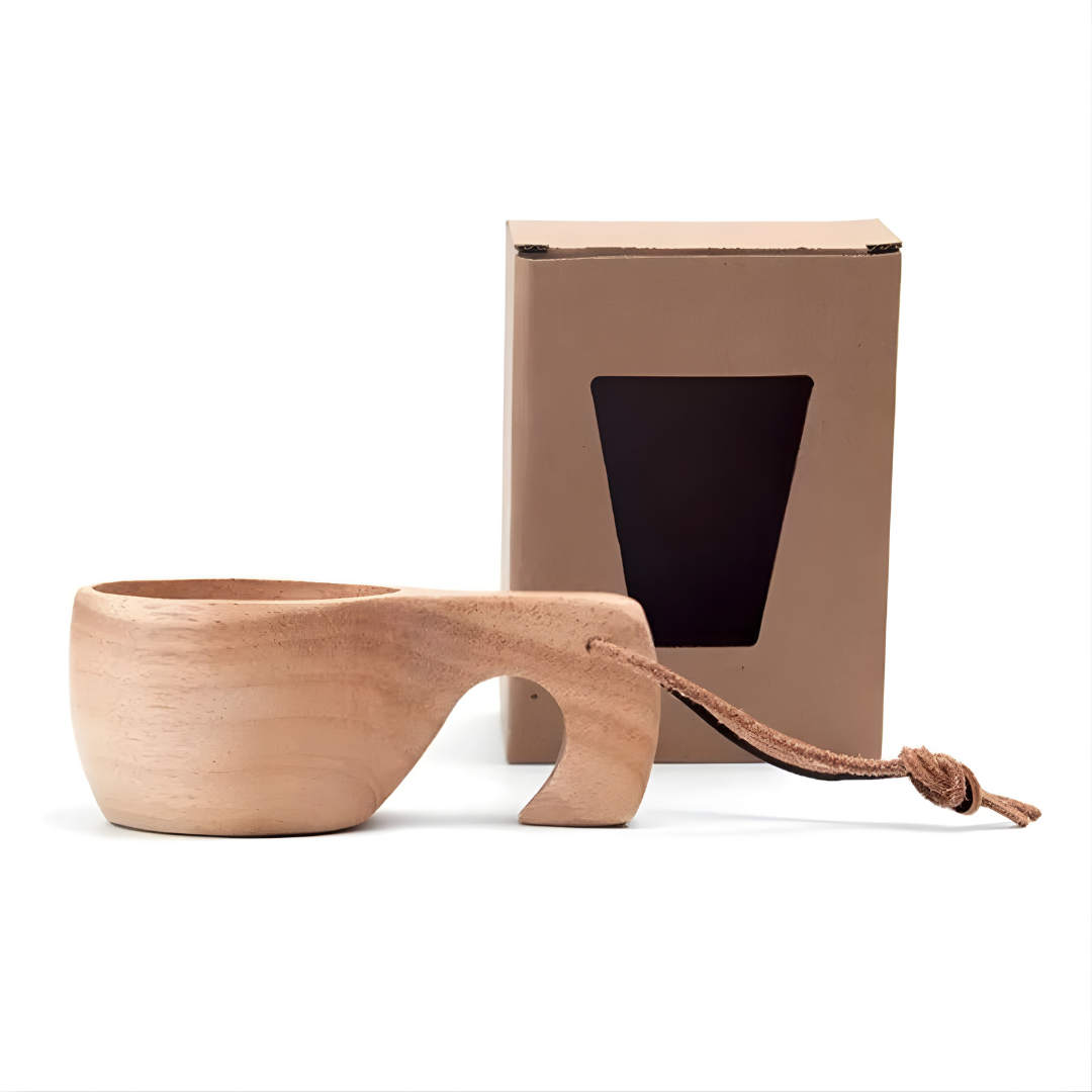 Eco Friendly Handmade Natural Wood Coffee Mug