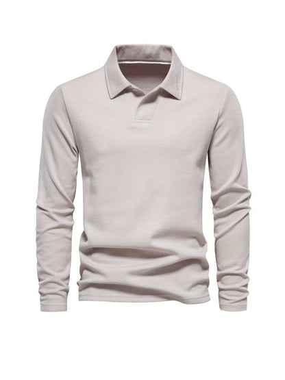 Timeless Mens Long-Sleeve Polo Shirt