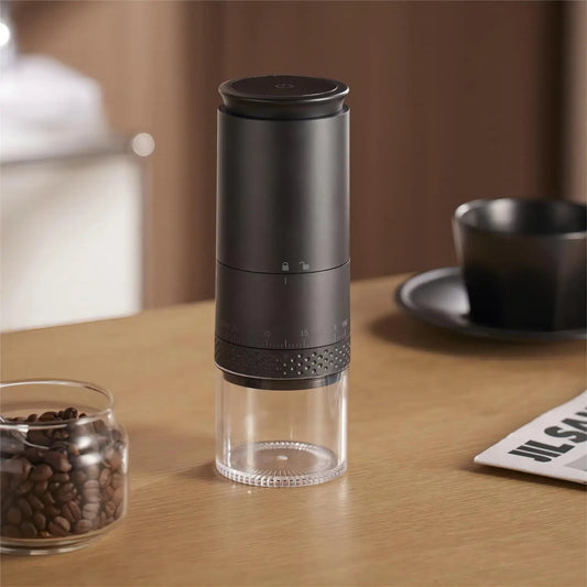 Compact Electric Coffee Grinder with Adjustable Grind Settings - Glamry