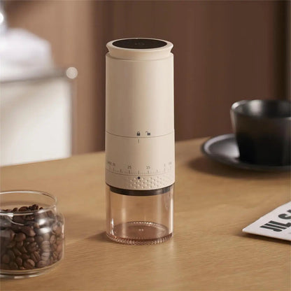 Compact Electric Coffee Grinder with Adjustable Grind Settings