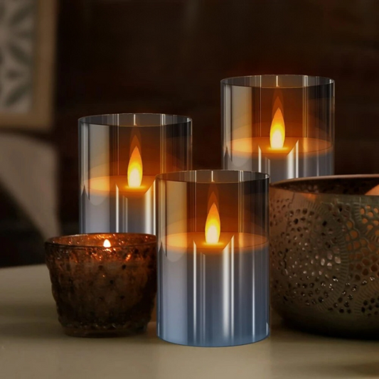Remote Control LED Candle Lanterns for Cozy Lighting - Glamry