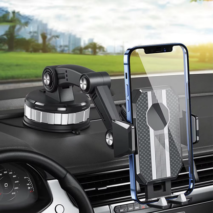 Easy Install Car Phone Mount with Adjustable Rotation
