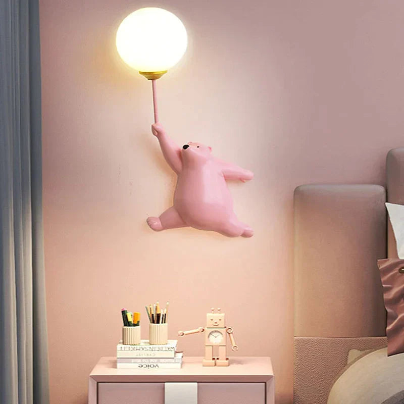 Colorful Fun Children's Bedroom Lamp