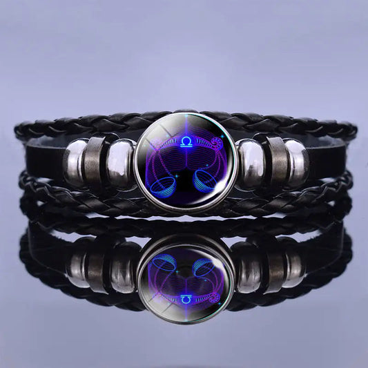 Stylish Mens Blue Stone Bracelet - Glamry