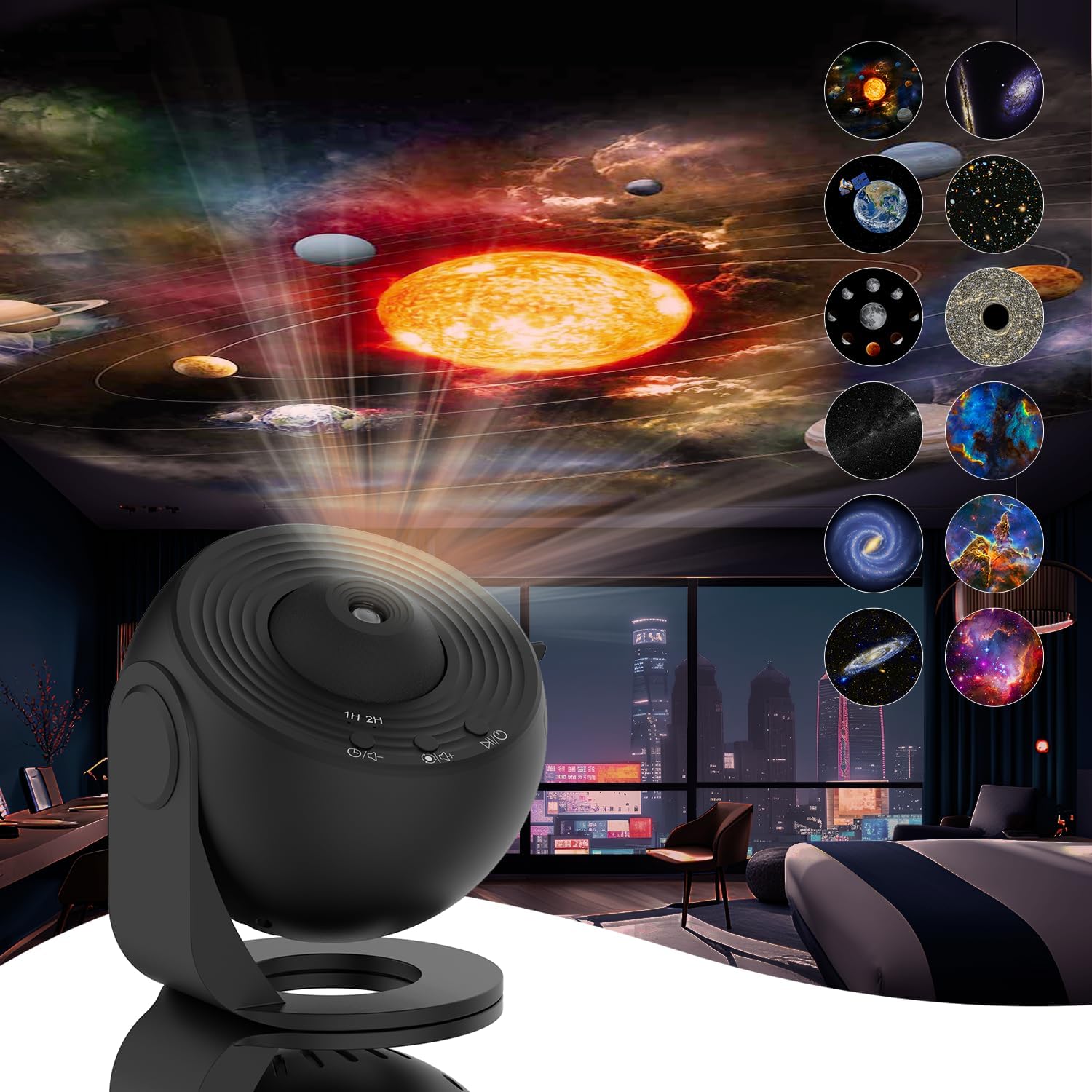 Cosmic Glow Star Night Light Projector - Glamry