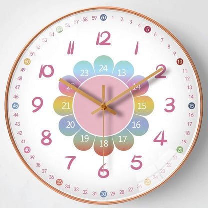 Fun Kids Educational Clock - Easy Hang Design