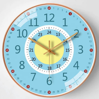 Fun Kids Educational Clock - Easy Hang Design