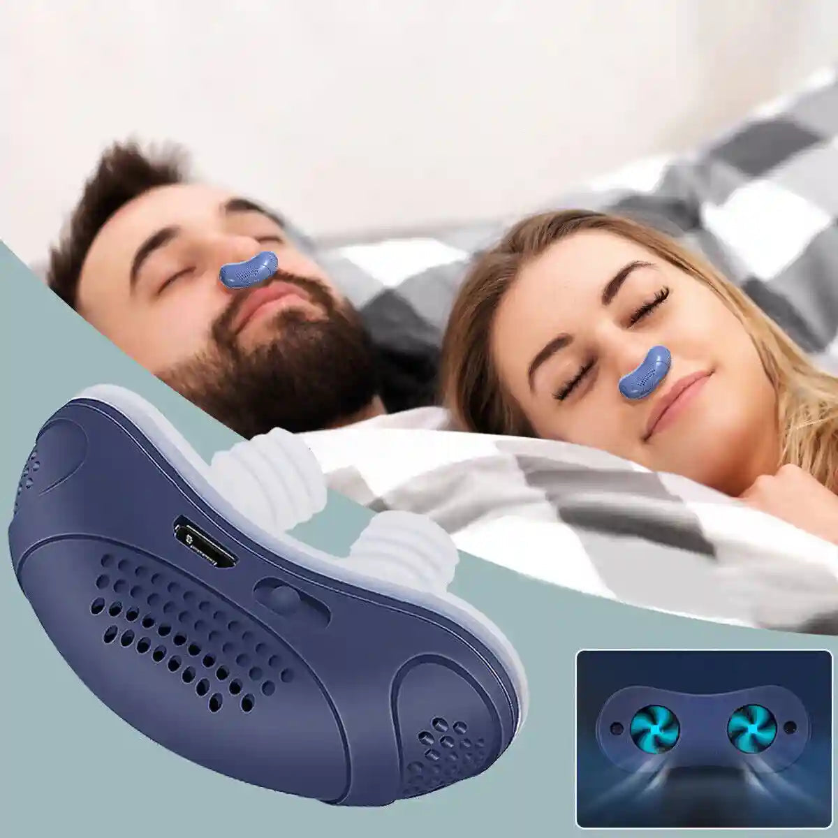 Portable Sleep Apnea Machine, Quiet, Lightweight, Rechargeable - Glamry