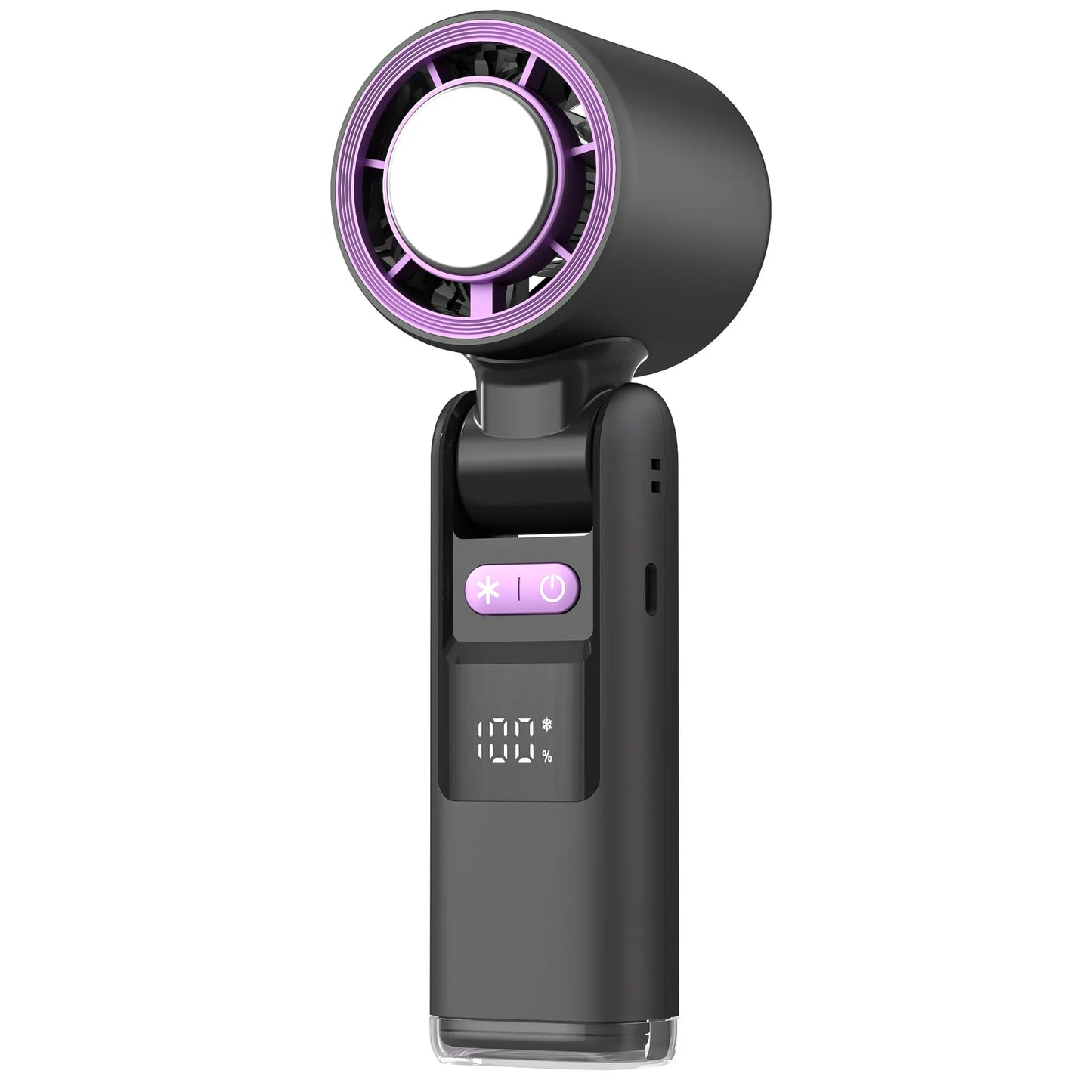 Portable Mini Handheld Fan with LED Display
