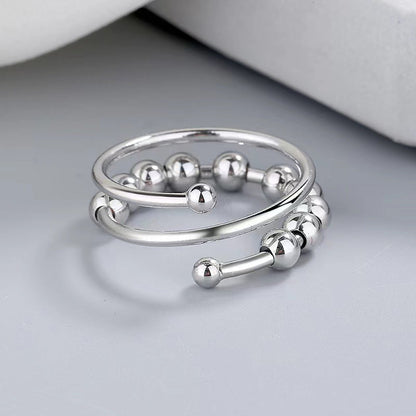 Comforting Copper Fidget Ring for Stress Relief - Glamry