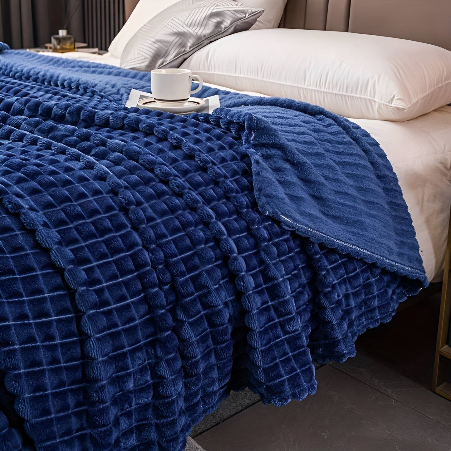 Soft Coral | Plush Warm Throw Blanket for Home