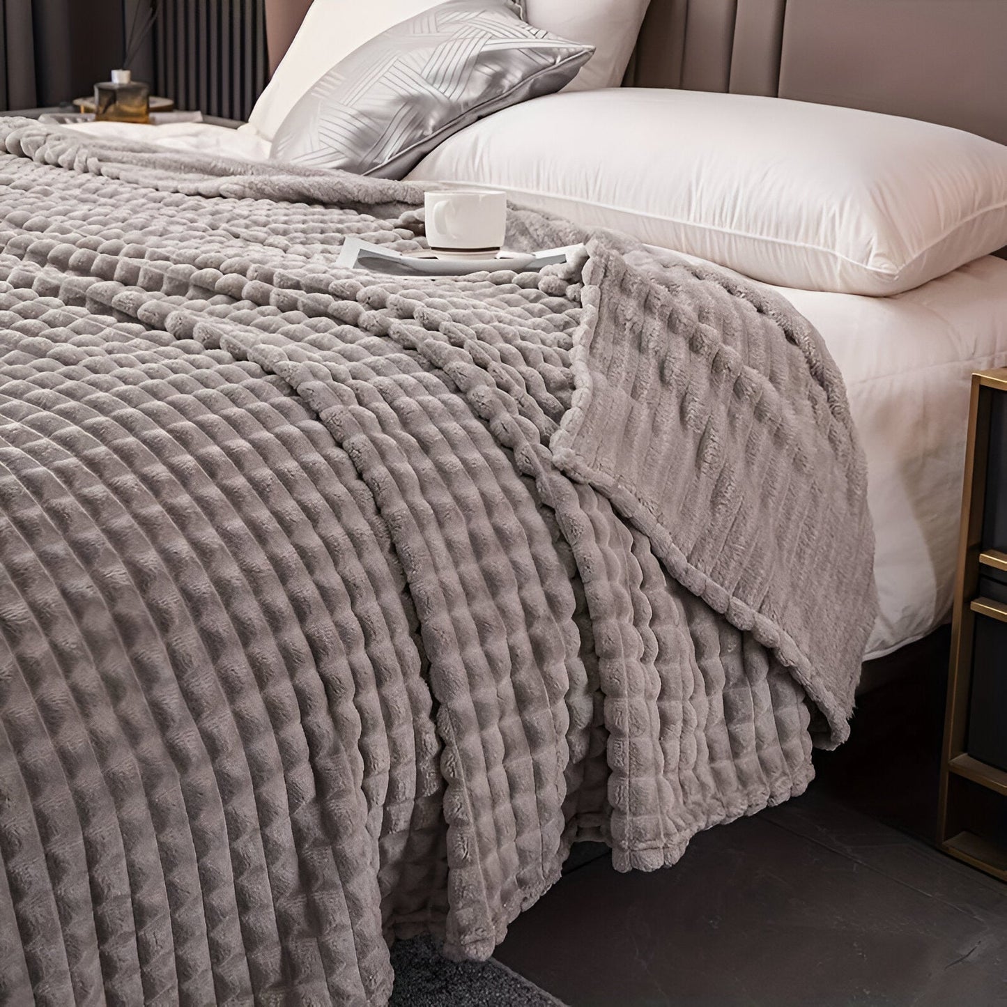 Soft Coral | Plush Warm Throw Blanket for Home