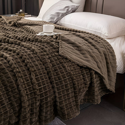 Soft Coral | Plush Warm Throw Blanket for Home