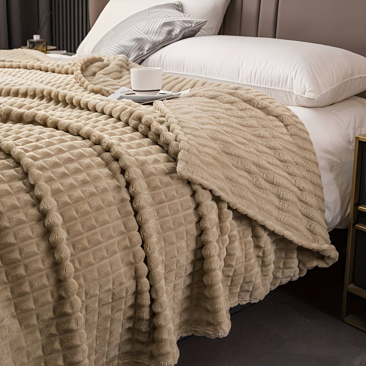 Soft Coral | Plush Warm Throw Blanket for Home