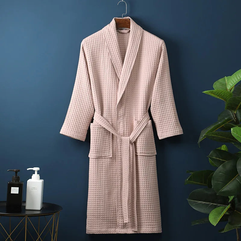 Plush Spa | Ultra Soft Absorbent Cotton Bathrobe for Men Women