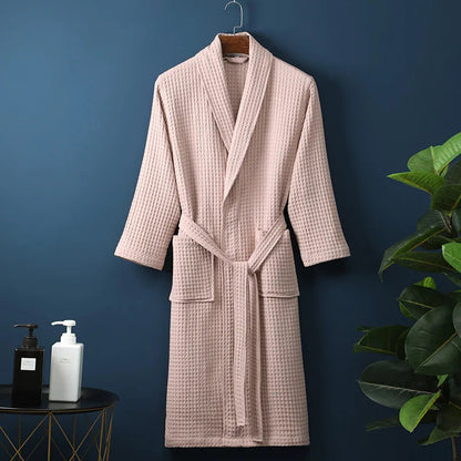 Plush Spa | Ultra Soft Absorbent Cotton Bathrobe for Men Women