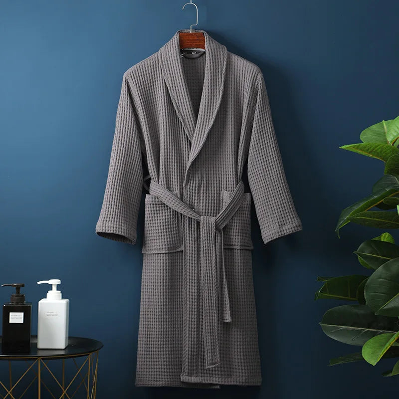 Plush Spa | Ultra Soft Absorbent Cotton Bathrobe for Men Women