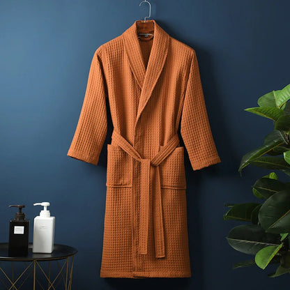 Plush Spa | Ultra Soft Absorbent Cotton Bathrobe for Men Women