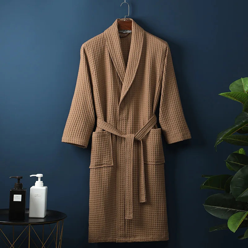 Plush Spa | Ultra Soft Absorbent Cotton Bathrobe for Men Women
