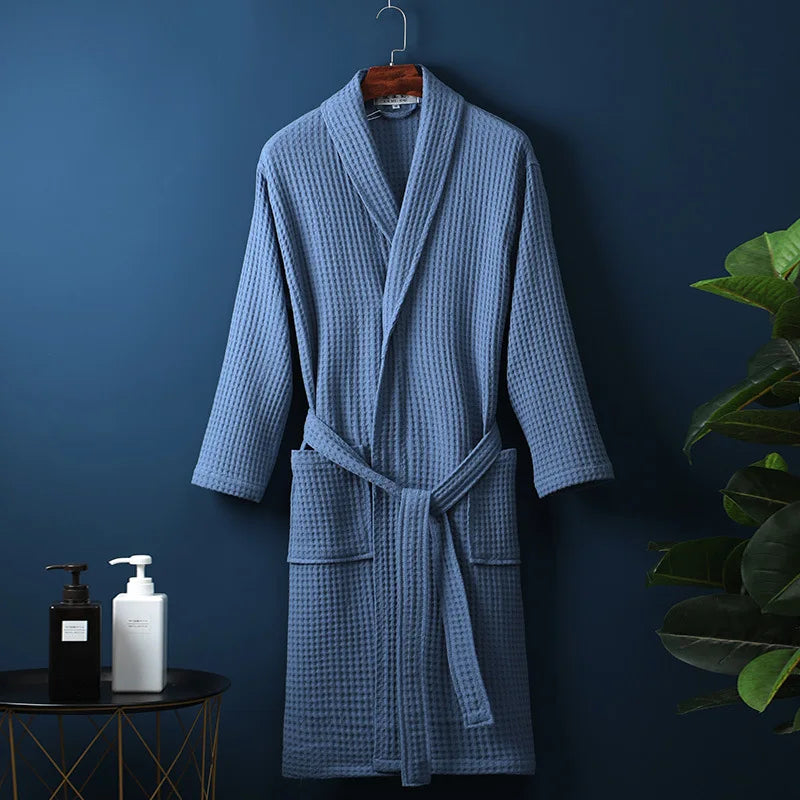 Plush Spa | Ultra Soft Absorbent Cotton Bathrobe for Men Women