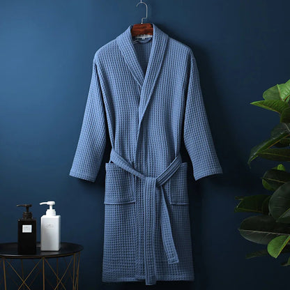 Plush Spa | Ultra Soft Absorbent Cotton Bathrobe for Men Women