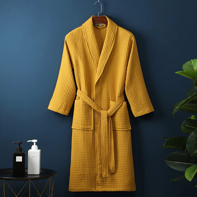 Plush Spa | Ultra Soft Absorbent Cotton Bathrobe for Men Women