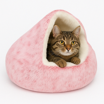 Calming Pet | Warm Fleece Covered Cat Bed