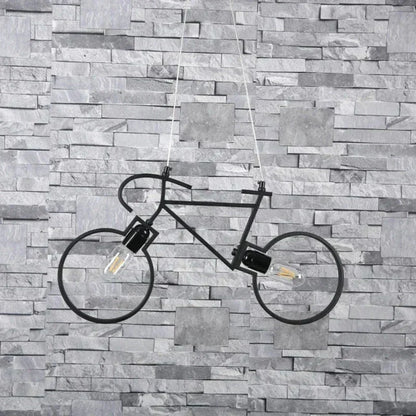 Modern Bike Style LED Hanging Lamp