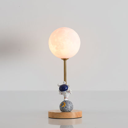 Unique Moon Shaped LED Table Lamp
